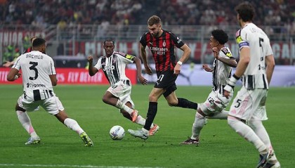竞彩足球-米兰0-0尤文 图拉姆破门被吹
